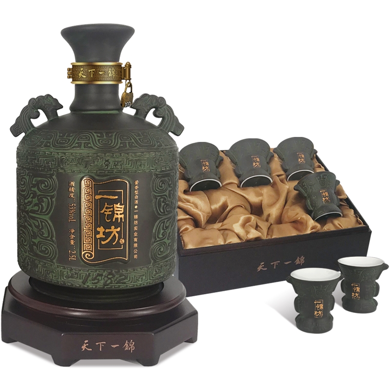 天下一錦壇裝酒